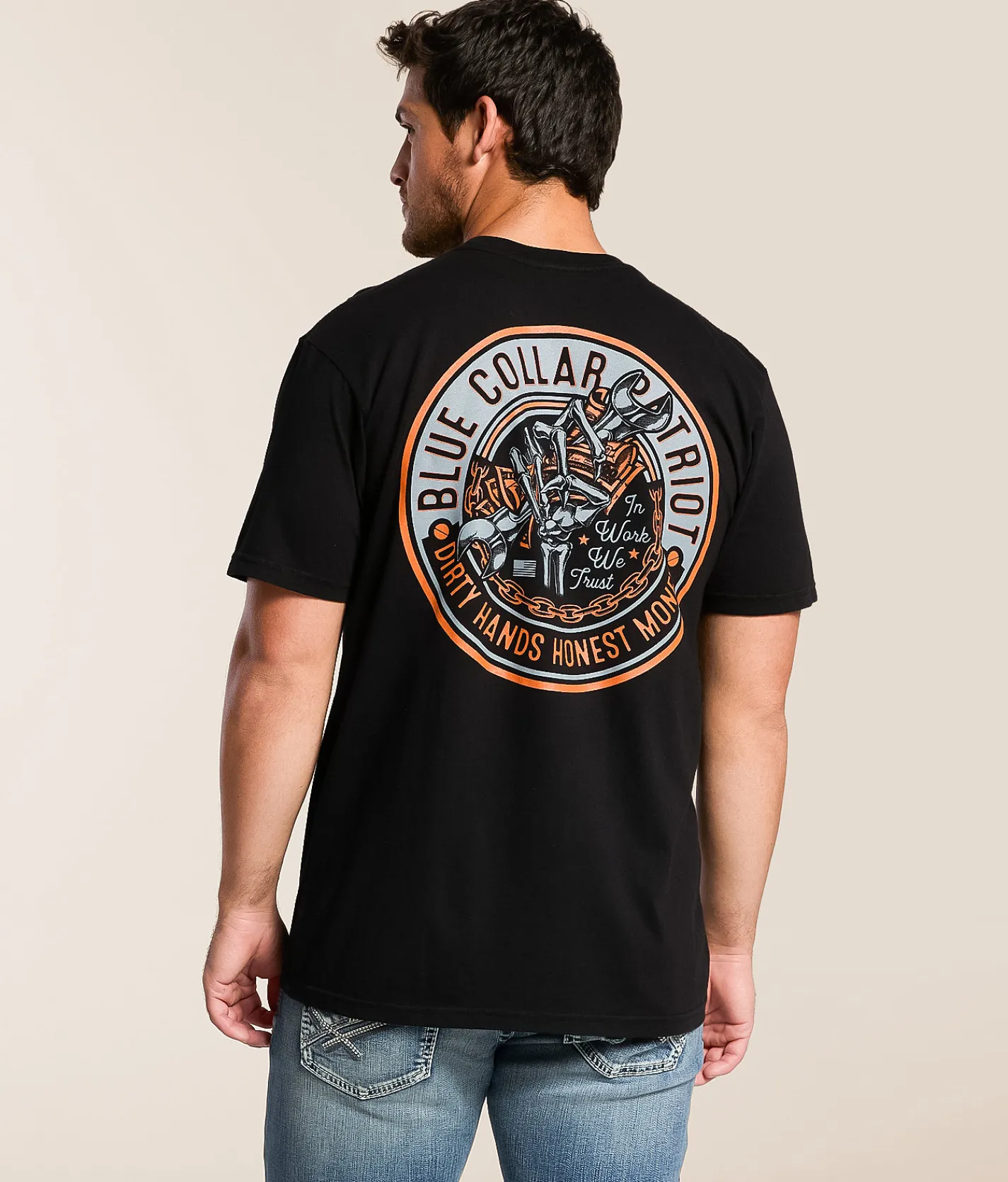 Howitzer Blue Collar Honest T-Shirt Black Discount