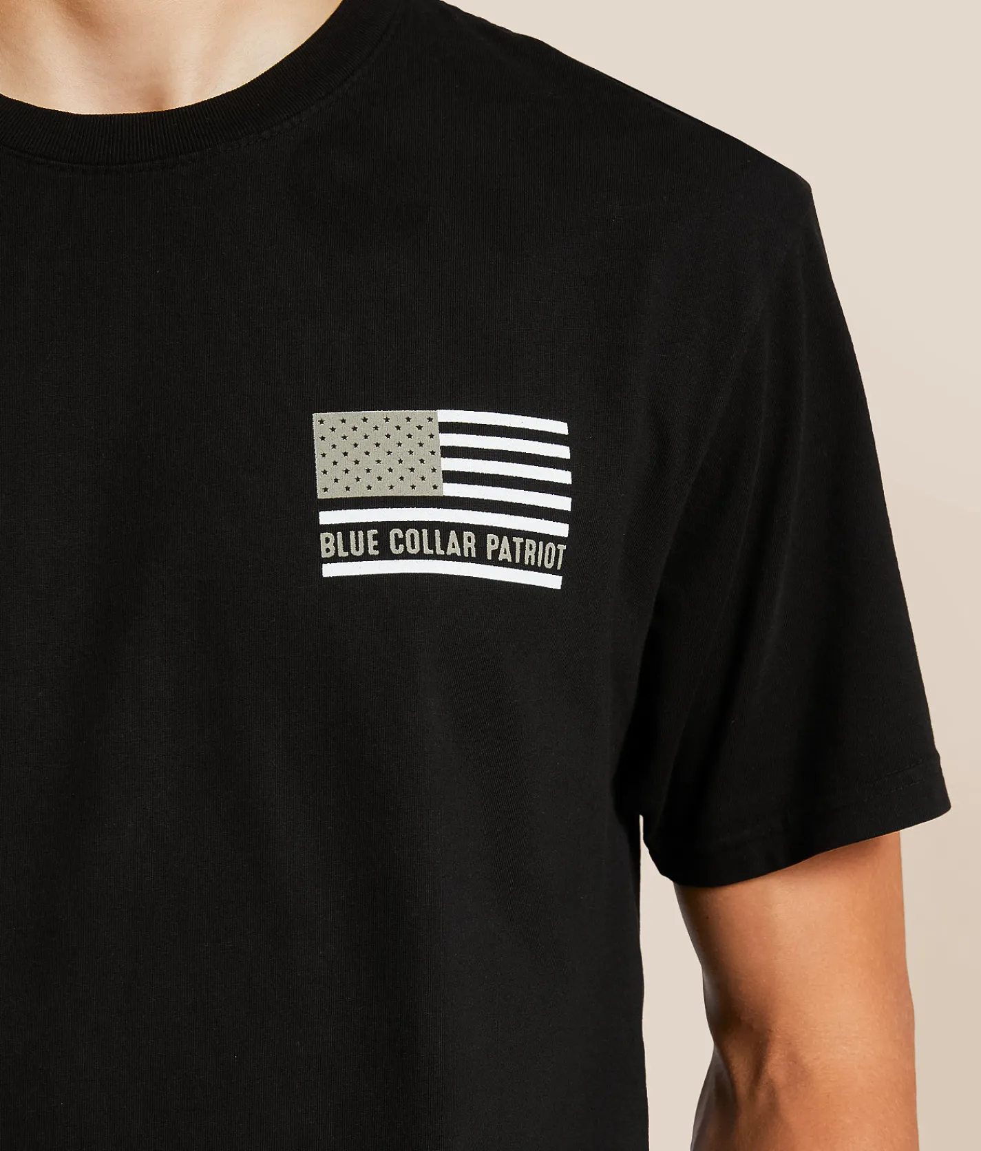 Howitzer Blue Collar Honest T-Shirt Black Clearance