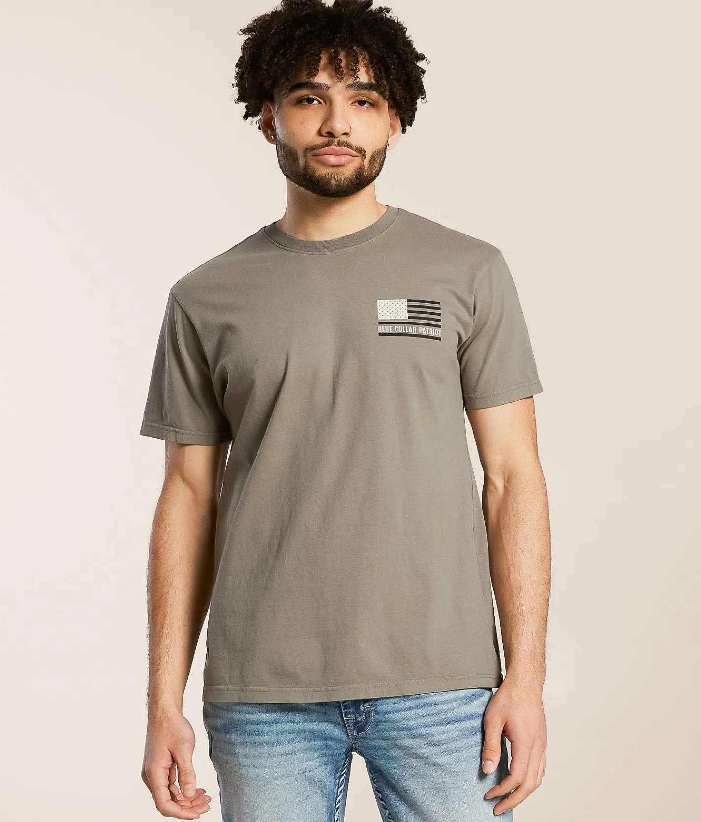 Howitzer Blue Collar Honest T-Shirt Moon Mist Discount