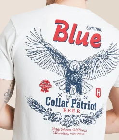 Howitzer Blue Collar Liquid Gold T-Shirt Lunar Rock Online