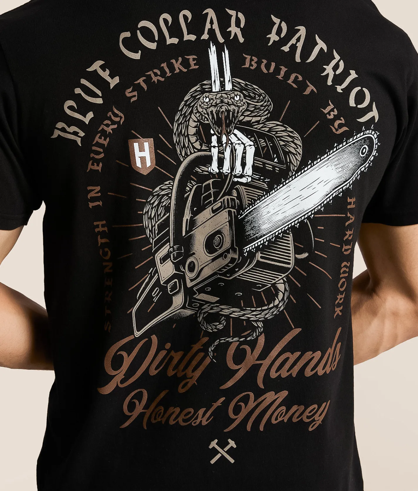 Howitzer Blue Collar Mangler T-Shirt Black Online
