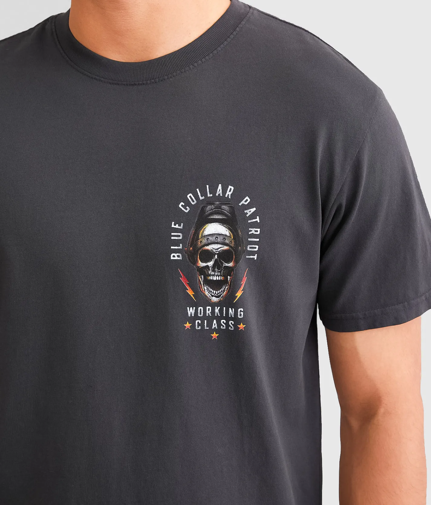 Howitzer Blue Collar Metal T-Shirt Vintage Black