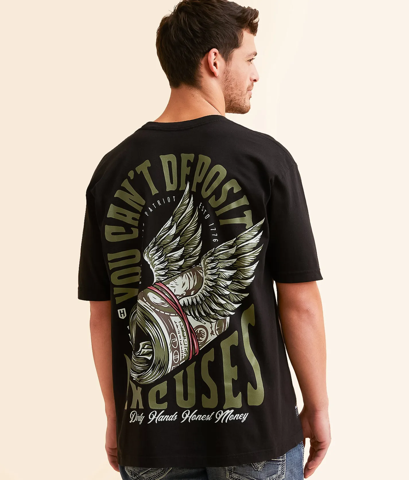 Graphic T-Shirts | Howitzer Blue Collar No Excuses T-Shirt Black