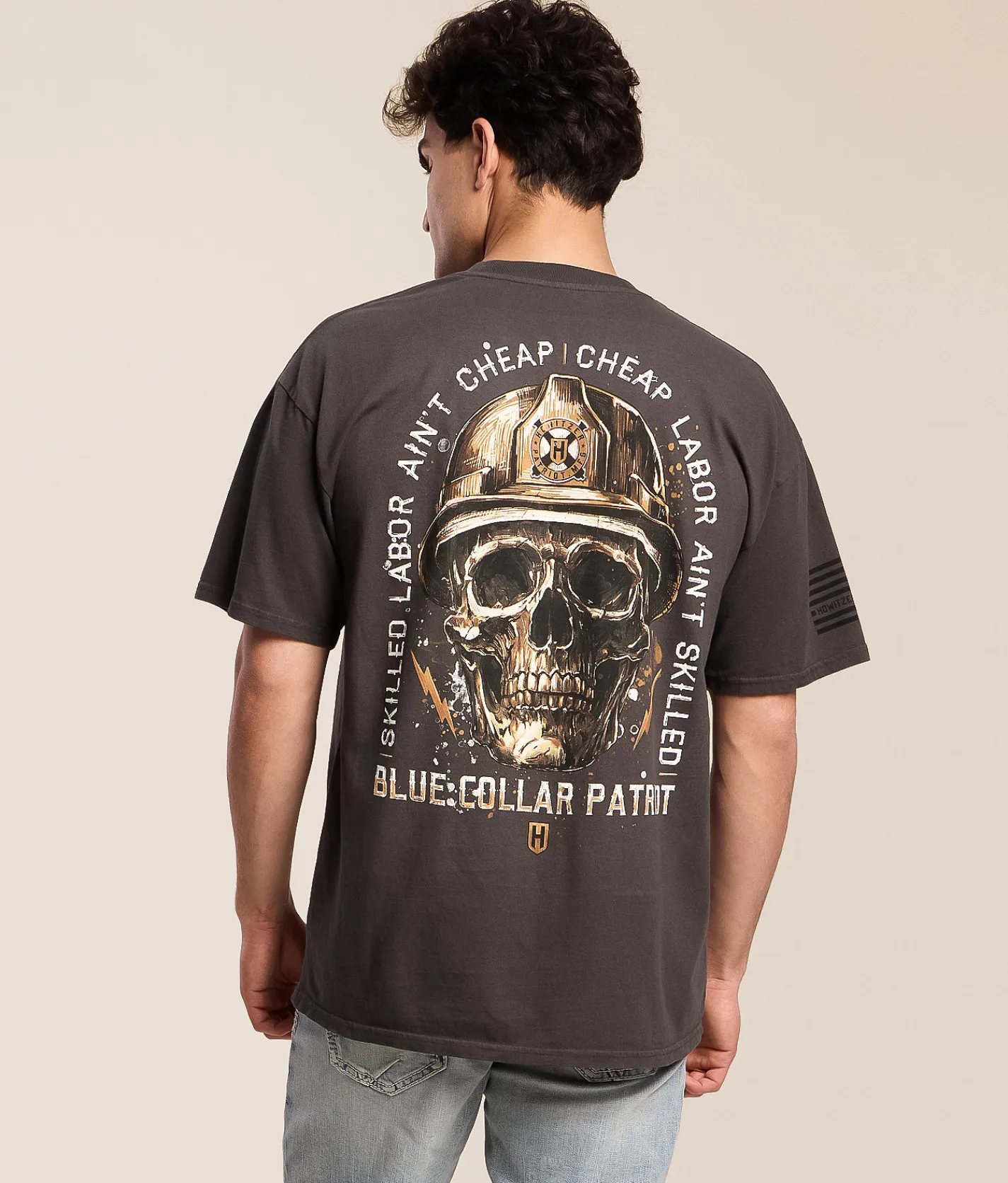 Howitzer Blue Collar Skilled Labor T-Shirt Lamp Black Outlet