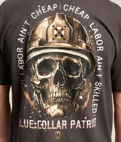 Howitzer Blue Collar Skilled Labor T-Shirt Lamp Black Outlet