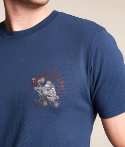 Howitzer Blue Collar Son of Ditches T-Shirt Moonlit Ocean Hot