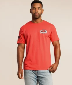 Graphic T-Shirts | Howitzer Blue Collar Torqued T-Shirt Hibiscus
