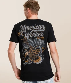 Howitzer Blue Collar Victory Flight T-Shirt Black Outlet