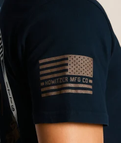 Tops|Graphic T-Shirts | Howitzer Blue Collar Wrenched T-Shirt Obsidian