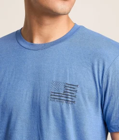 Graphic T-Shirts | Howitzer Blue Collar Wrench Flag T-Shirt Sapphire Blue