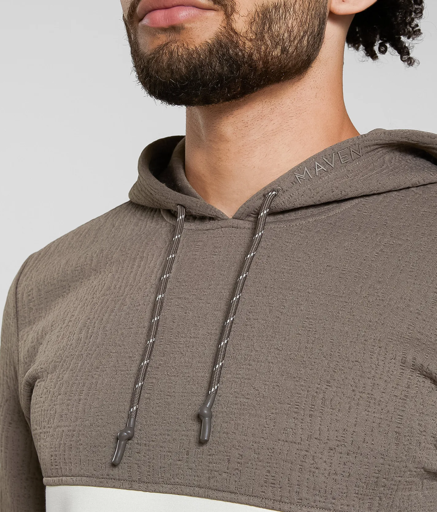 Tops | Maven Co-op Bluff Hoodie Brindle Ivory