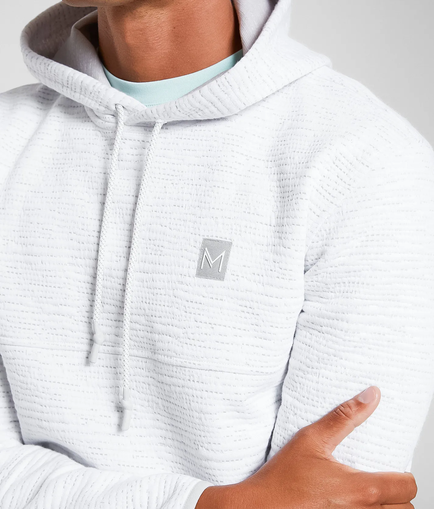 Tops | Maven Co-op Bluff Hoodie White Alloy