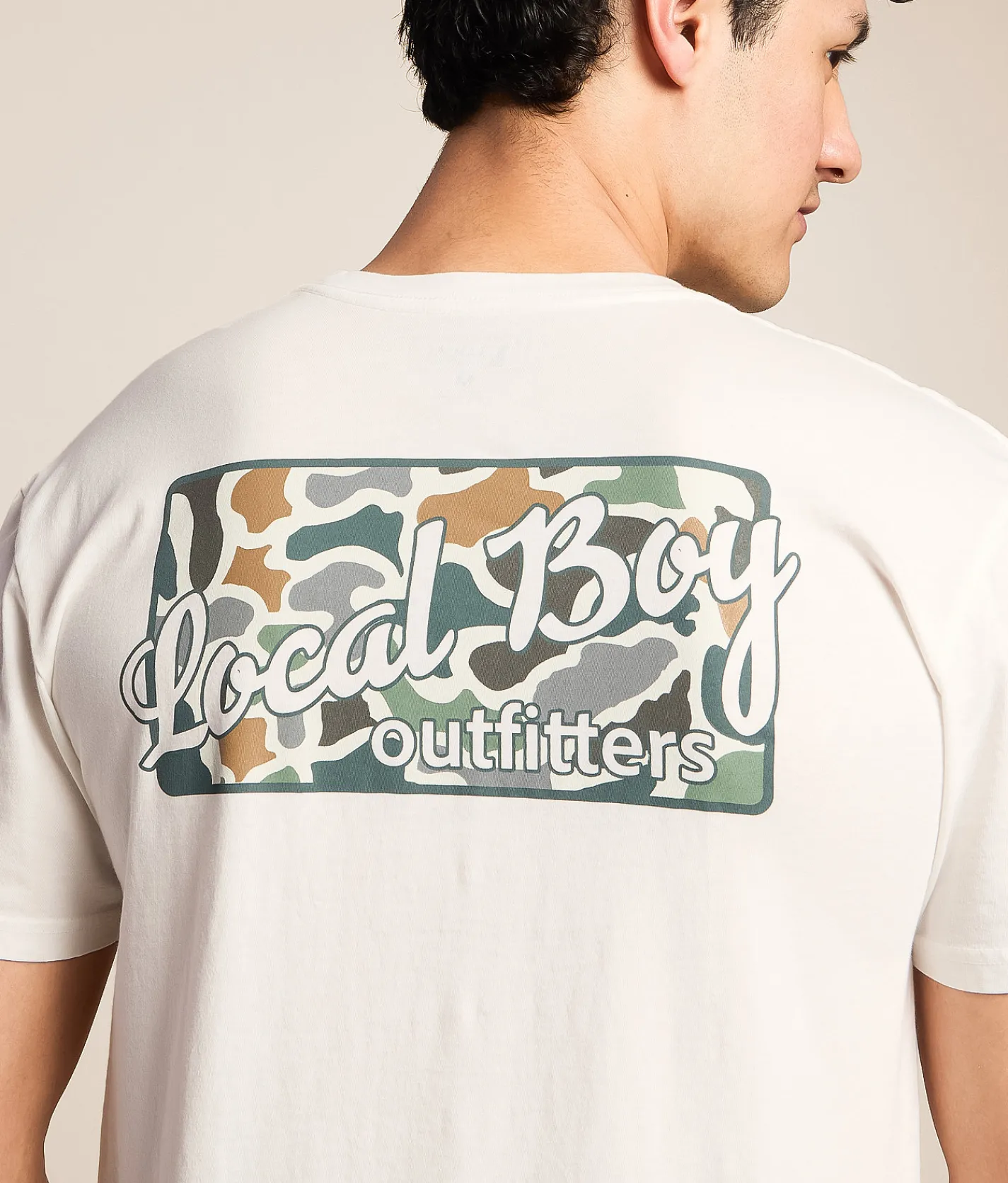 Tops|Graphic T-Shirts | Local Boy Outfitters Bluff Plate T-Shirt White