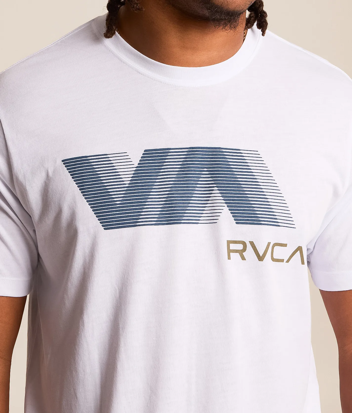 Tops|Graphic T-Shirts | RVCA Blur Sport T-Shirt White