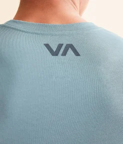 Graphic T-Shirts|Activewear | RVCA Blur Sport T-Shirt Warm Grey