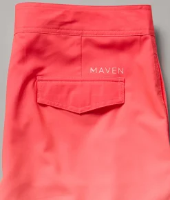 Maven Co-op Boardwalk Gradient Stretch Boardshort Pink Discount