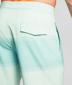 Bottoms|Swimwear | Maven Co-op Boardwalk Stretch Boardshort Teal Blue