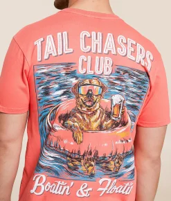 Tail Chasers Club Boatin' & Floatin' T-Shirt Dubarry Hot