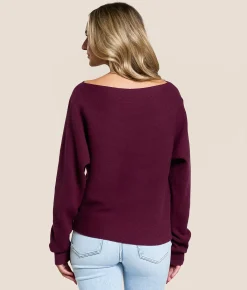 Double Zero Boatneck Sweater Black New