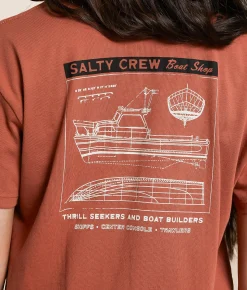 Tops | Salty Crew Boat Shop Cropped T-Shirt Sierra