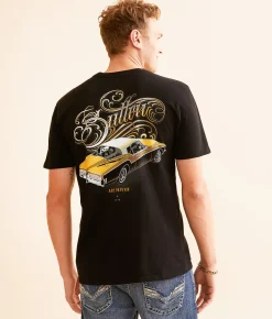 Graphic T-Shirts | Sullen Boattail T-Shirt Jet Black