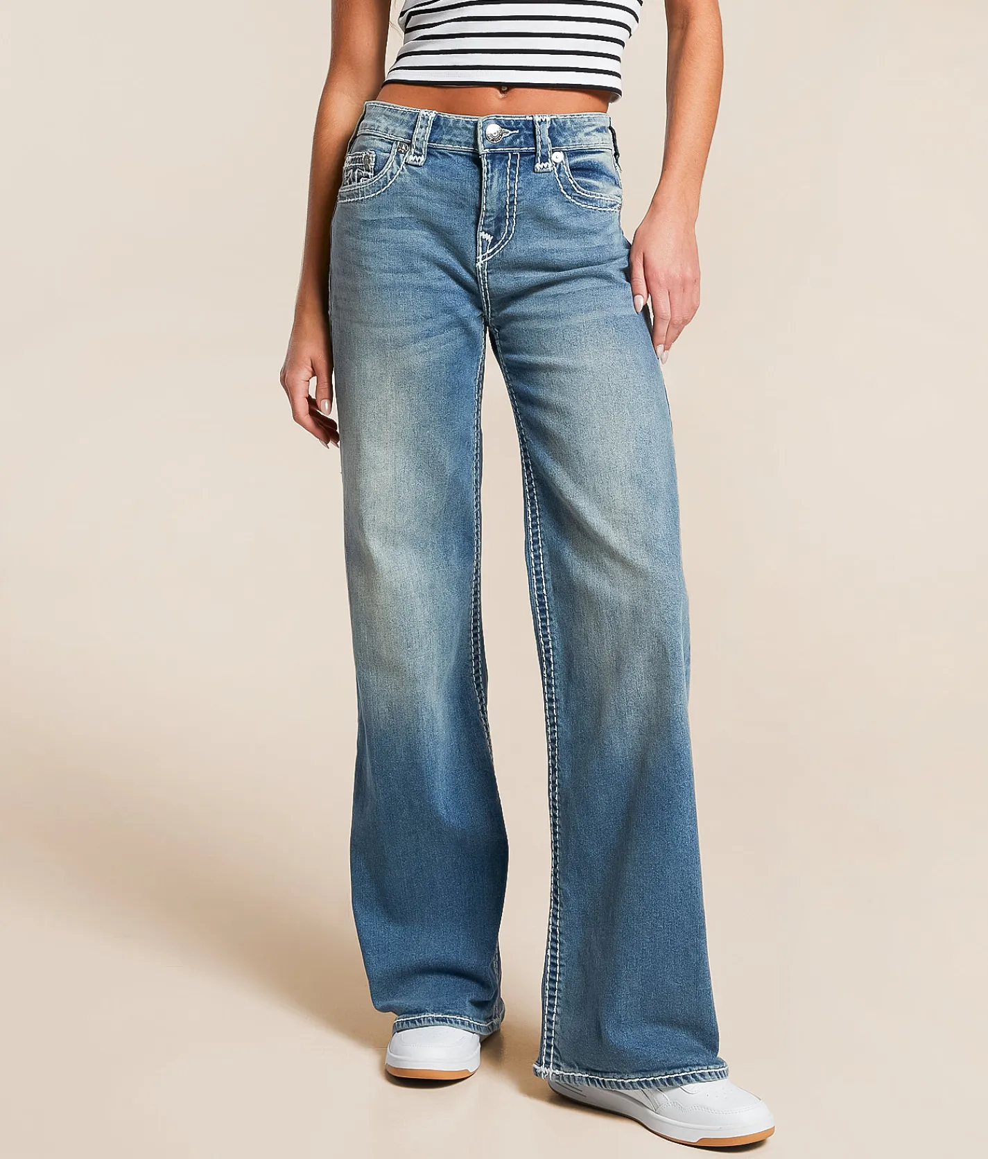 Jeans|Bottoms | True Religion Bobbi Baggy Stretch Jean Beach Fire