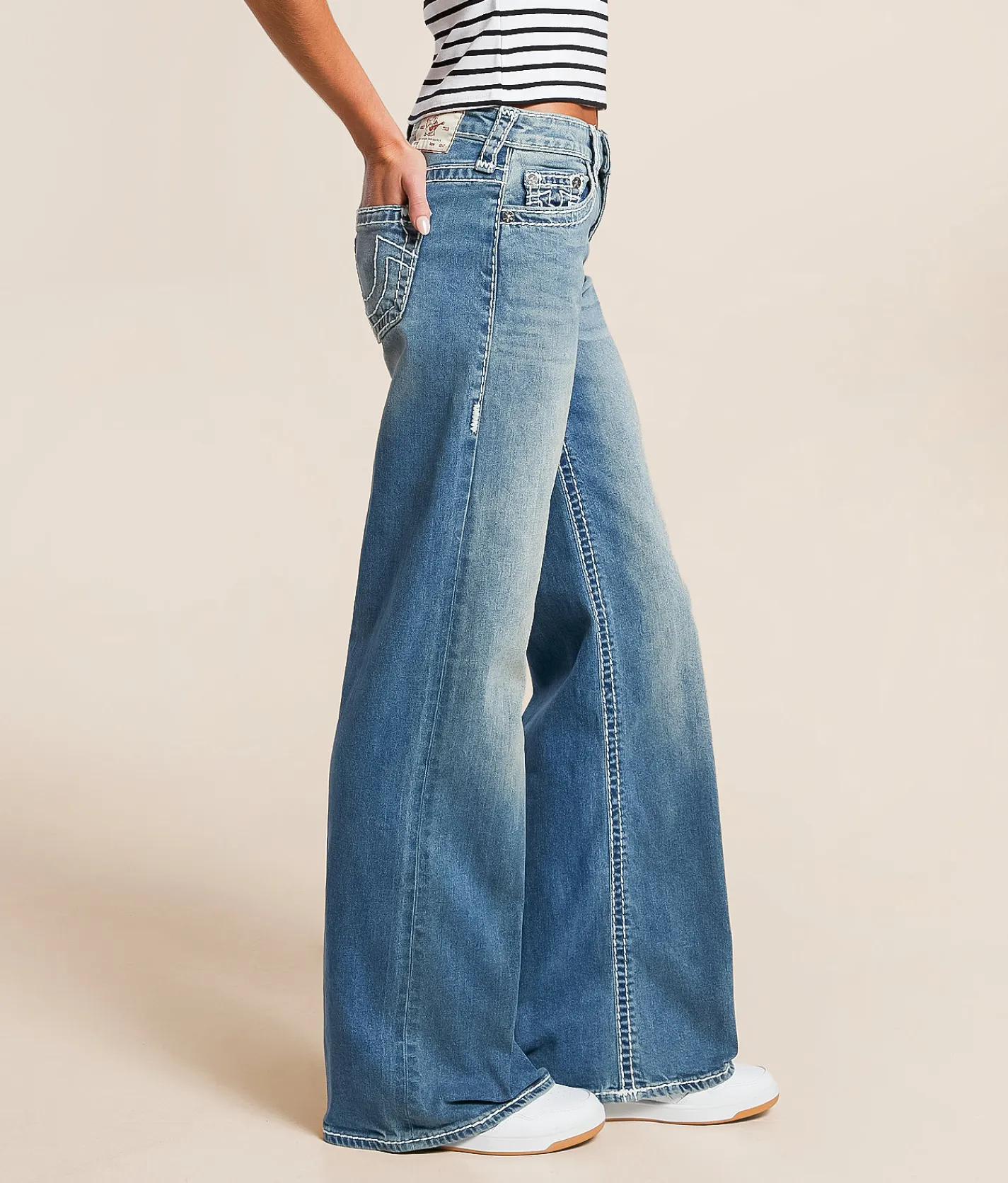 Jeans|Bottoms | True Religion Bobbi Baggy Stretch Jean Beach Fire