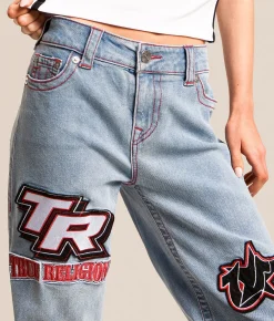 Jeans | True Religion Bobbi Baggy Wide Leg Stretch Jean Horizon Henge