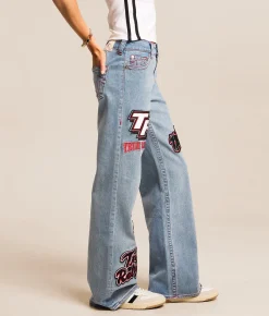 True Religion Bobbi Baggy Wide Leg Stretch Jean Horizon Henge Discount