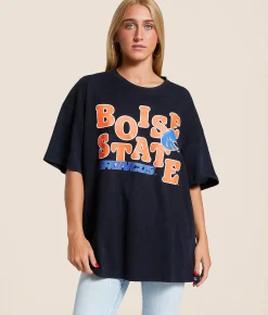 Tops | Gameday SOCIAL® Boise State Broncos T-Shirt Washed Black