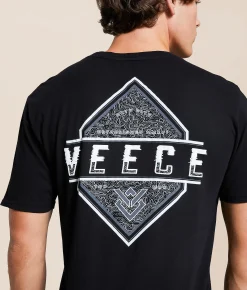 Veece Bold Monstera T-Shirt Black Best