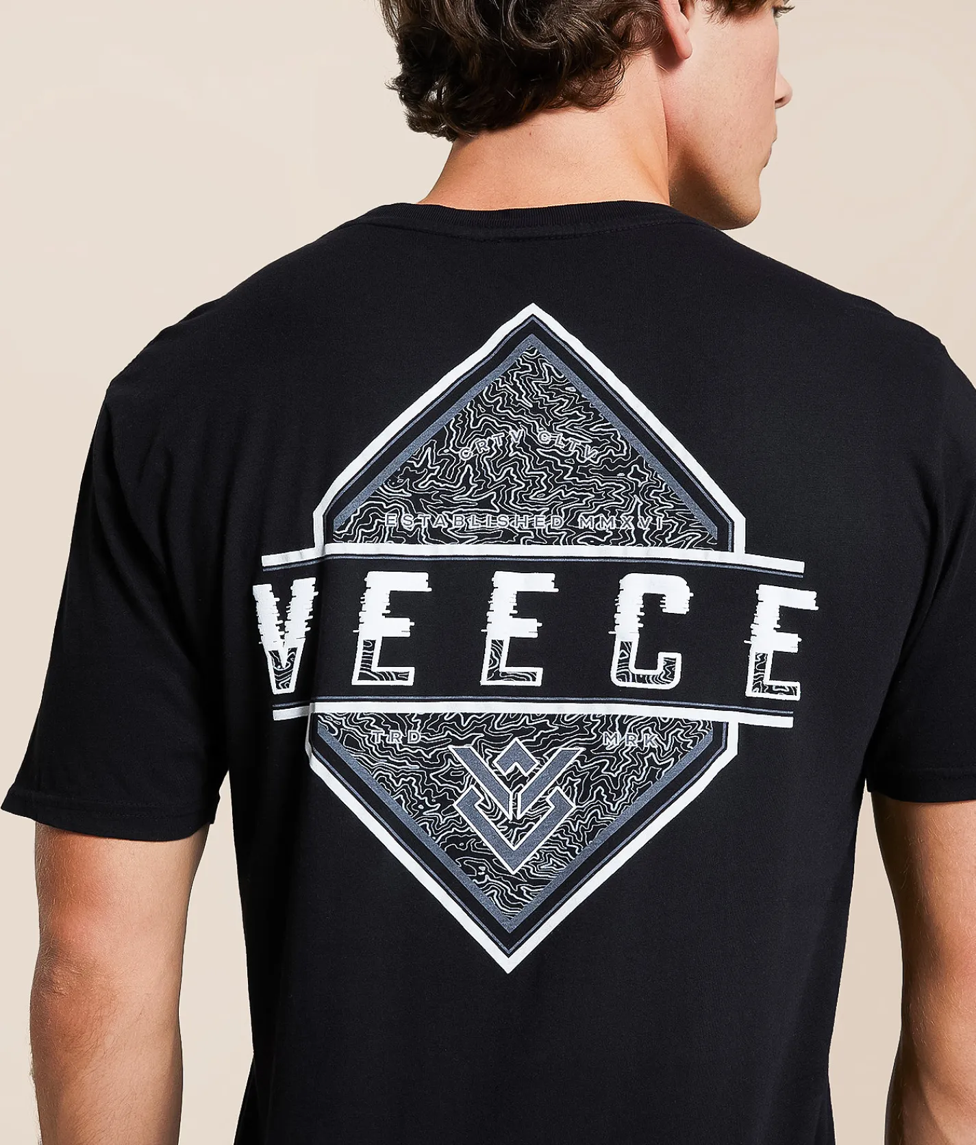 Veece Bold Monstera T-Shirt Black Best