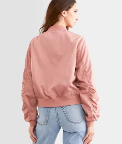 BKE Bomber Jacket Ash Rose New