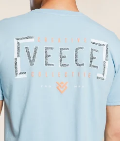 Veece Bonded Banks T-Shirt Dream Blue