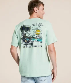 Salt Life Bone Island T-Shirt Fresh Mint Best