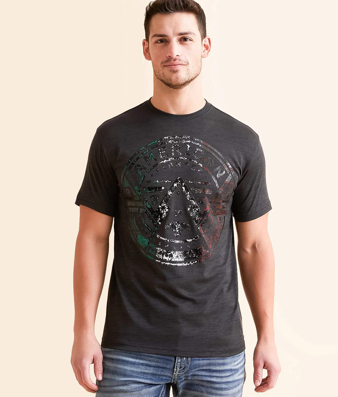 Graphic T-Shirts | American Fighter Bonfield T-Shirt Pitch Black