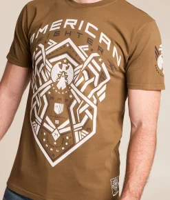 Tops|Graphic T-Shirts | American Fighter Bonham T-Shirt Timberwolf