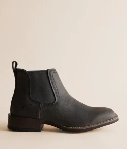 Ariat Booker Leather Chelsea Boot Charcoal Grey Hippo Print Sale