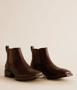 Shoes | Ariat Booker Wide Leather Chelsea Boot Royal Brown