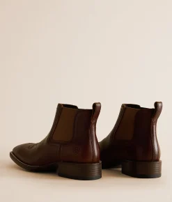 Shoes | Ariat Booker Wide Leather Chelsea Boot Royal Brown