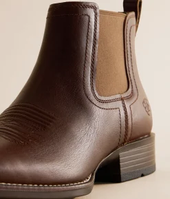 Shoes | Ariat Booker Wide Leather Chelsea Boot Royal Brown