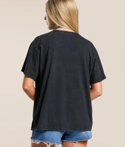 Tops | Wrangler® Boots & Song T-Shirt Black Beauty