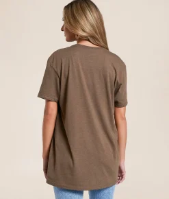 Ariat Boot Stitch T-Shirt Brown Heather Best