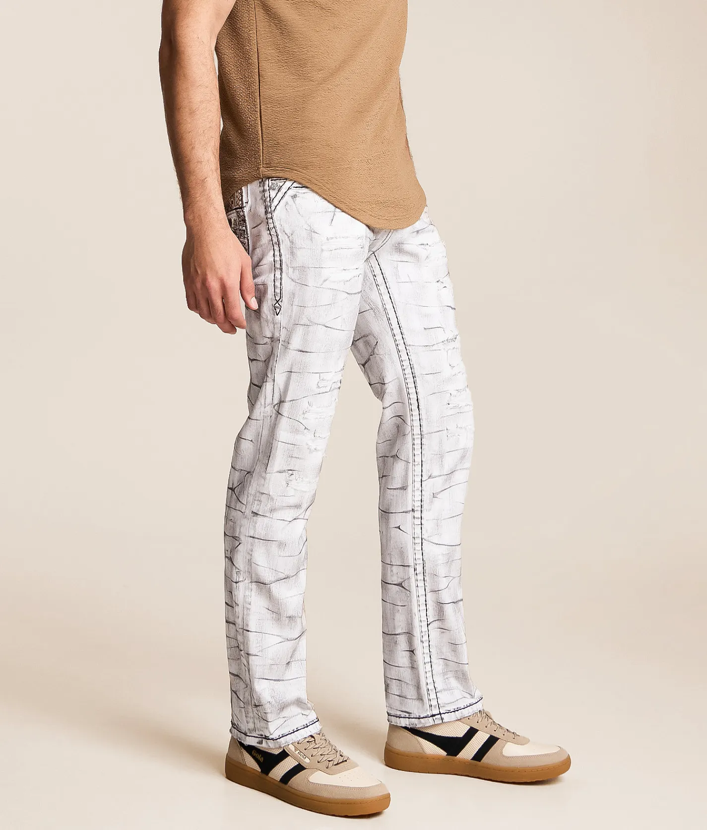 Rock Revival Bordeaux Straight Stretch Jean Bordeaux J203 Online