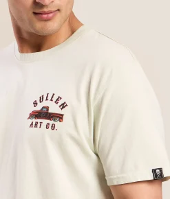 Tops|Graphic T-Shirts | Sullen Born Lucky T-Shirt Hushed Green