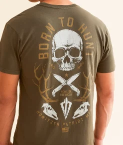 Howitzer Born To Hunt T-Shirt Olive Sale