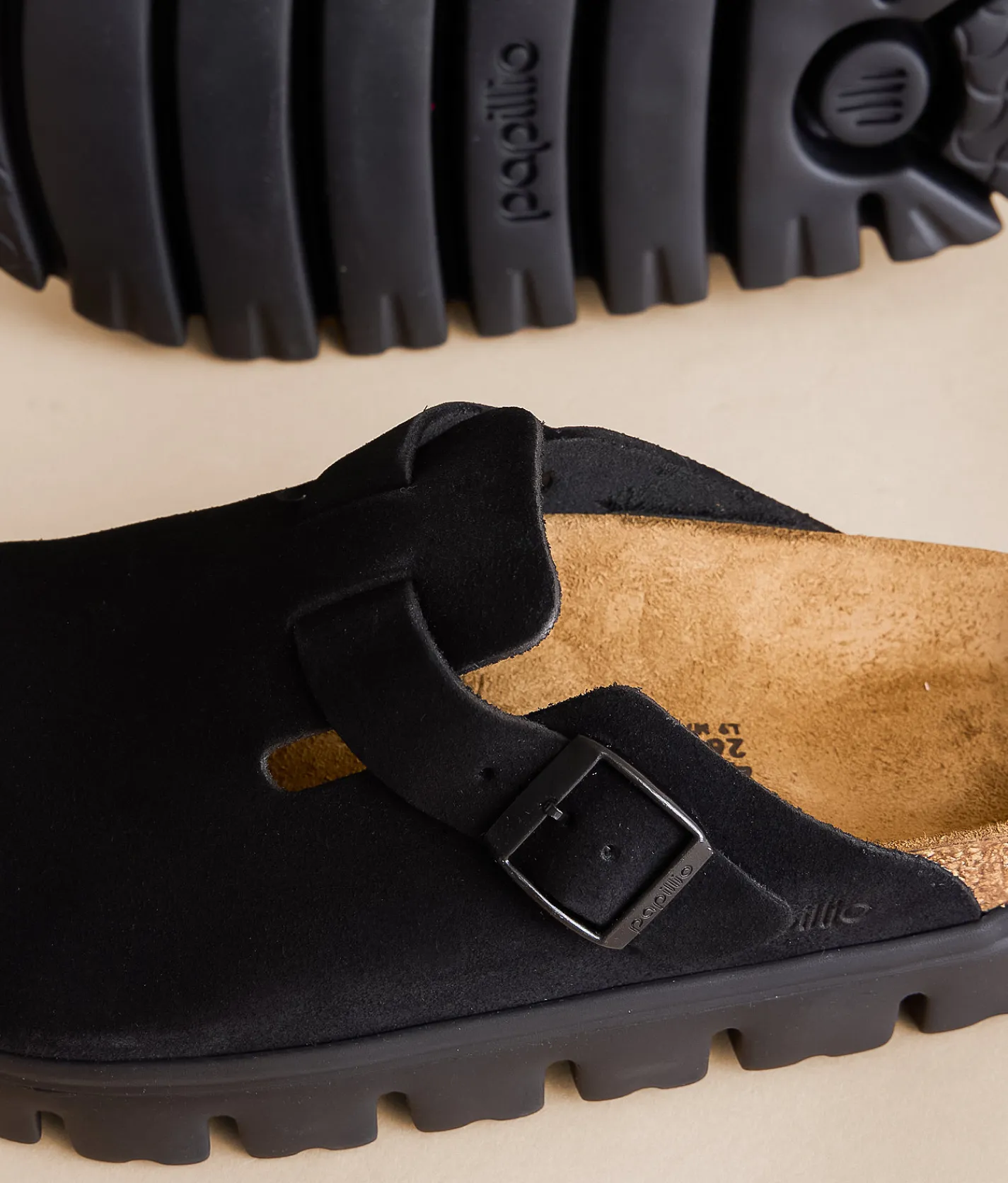 Shoes | Papillio by Birkenstock® Boston Chunky Suede Clog Black Suede