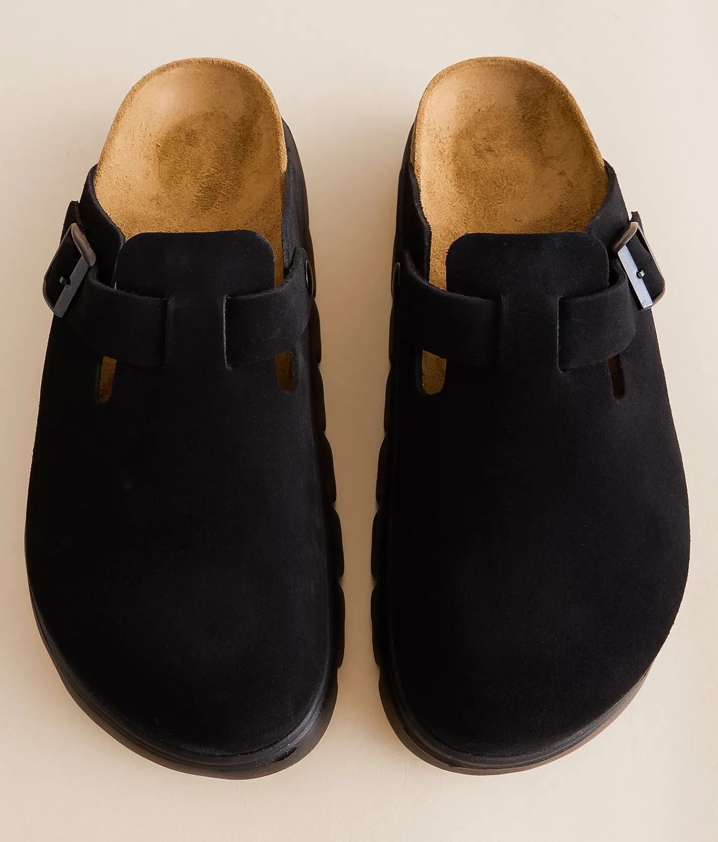 Shoes | Papillio by Birkenstock® Boston Chunky Suede Clog Black Suede