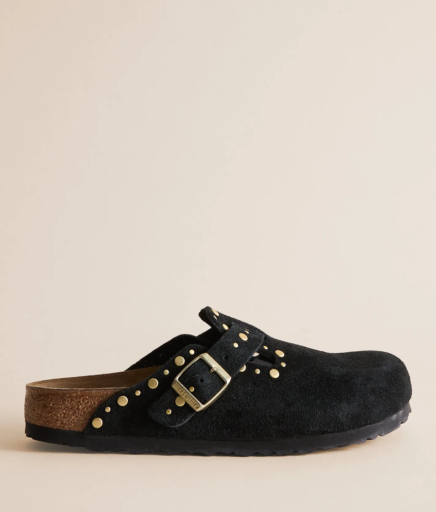Shoes | Birkenstock® Boston Rivets Suede Clog Black