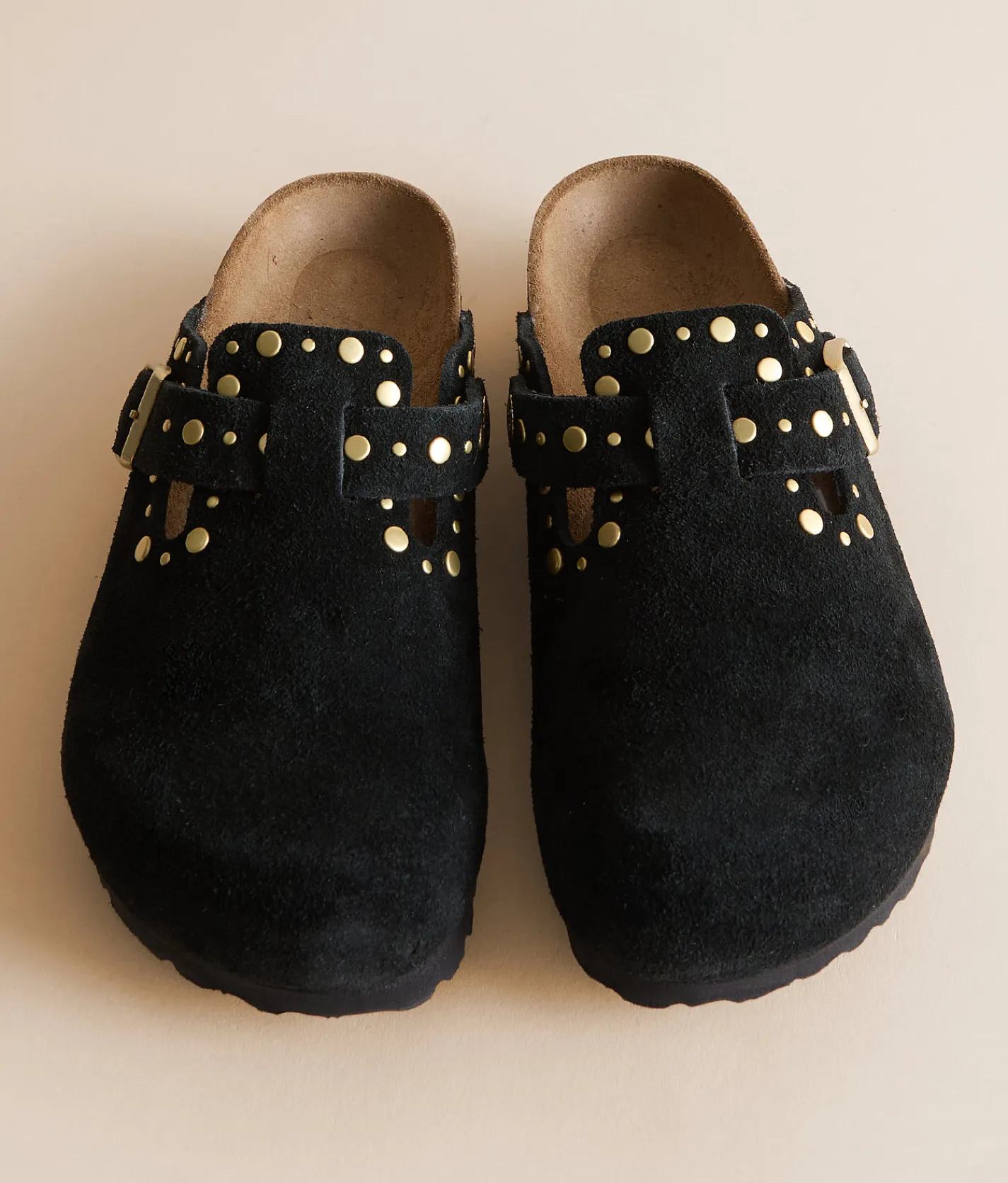 Shoes | Birkenstock® Boston Rivets Suede Clog Black
